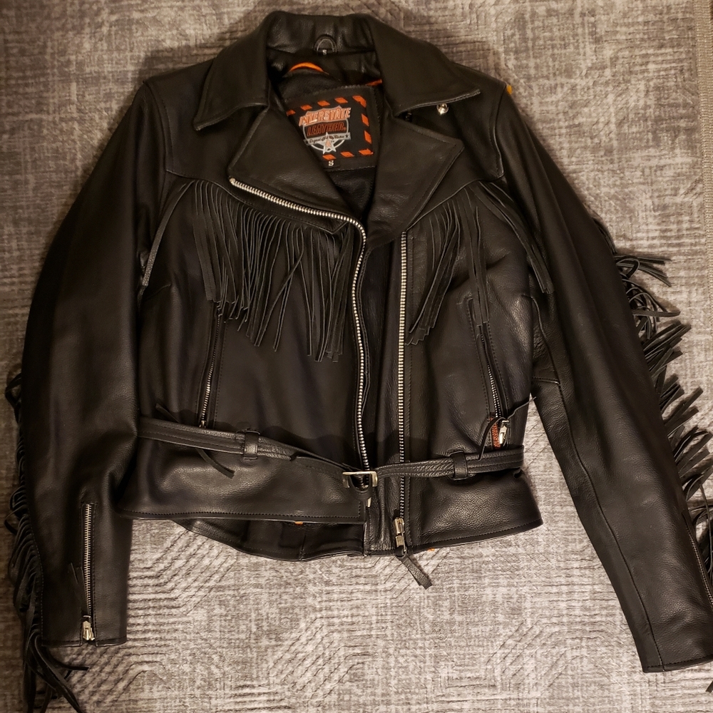 Interstate Leather woman's S Motorcycle Jacket
